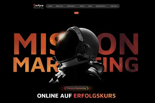 OnFyre Marketing Website